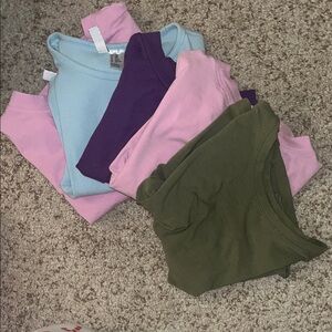 Womens Colourful Baby-T Bundle